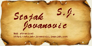 Stojak Jovanović vizit kartica